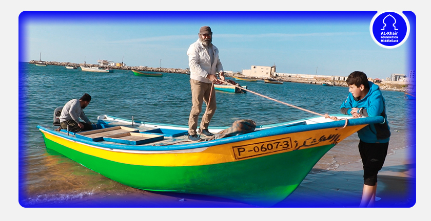 Bas Law Initiative | Al-Khair Makes Fisherman Hamed’s Dream Come True, Repairs His Broken Boat