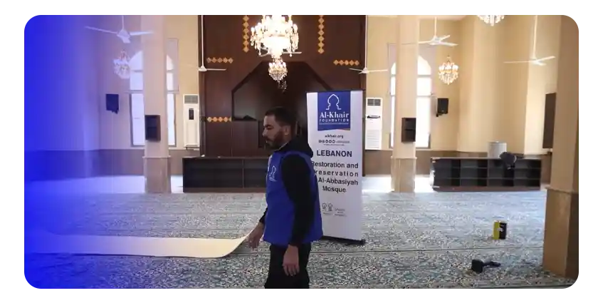 Alkhair Foundation Begins Restoration of Al-Abbasiya Mosque in Tyre, South Lebanon