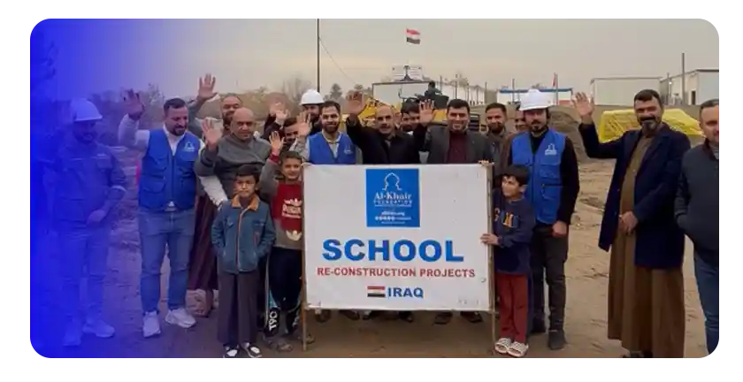 Alkhair Foundation Begins Construction of New School in Salah al-Din, Iraq