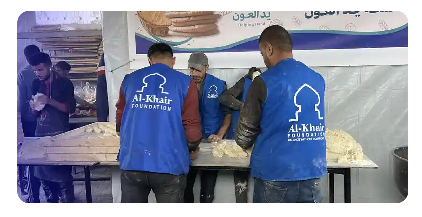 مؤسسة الخير تنشئ مخبز «أبناء المخيم» شبه الآلي لدعم الأمن الغذائي في شمال قطاع غزة