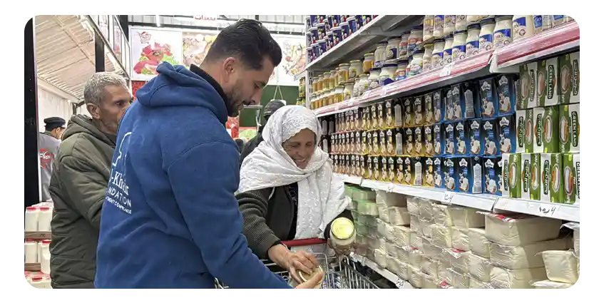 القسائم الشرائية في غزة لدعم الأسر المحتاجة وإتاحة حرية الاختيار خلال رمضان
