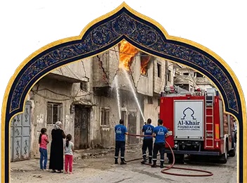 شراء وتجهيز سيارة إطفاء